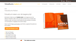 Desktop Screenshot of fotoalbums-maken.nl