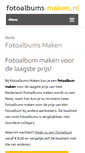 Mobile Screenshot of fotoalbums-maken.nl